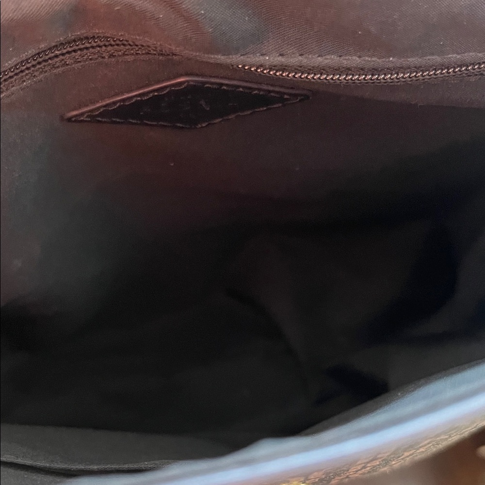 Fossil Black and Brown Patterned Backpack - image 8